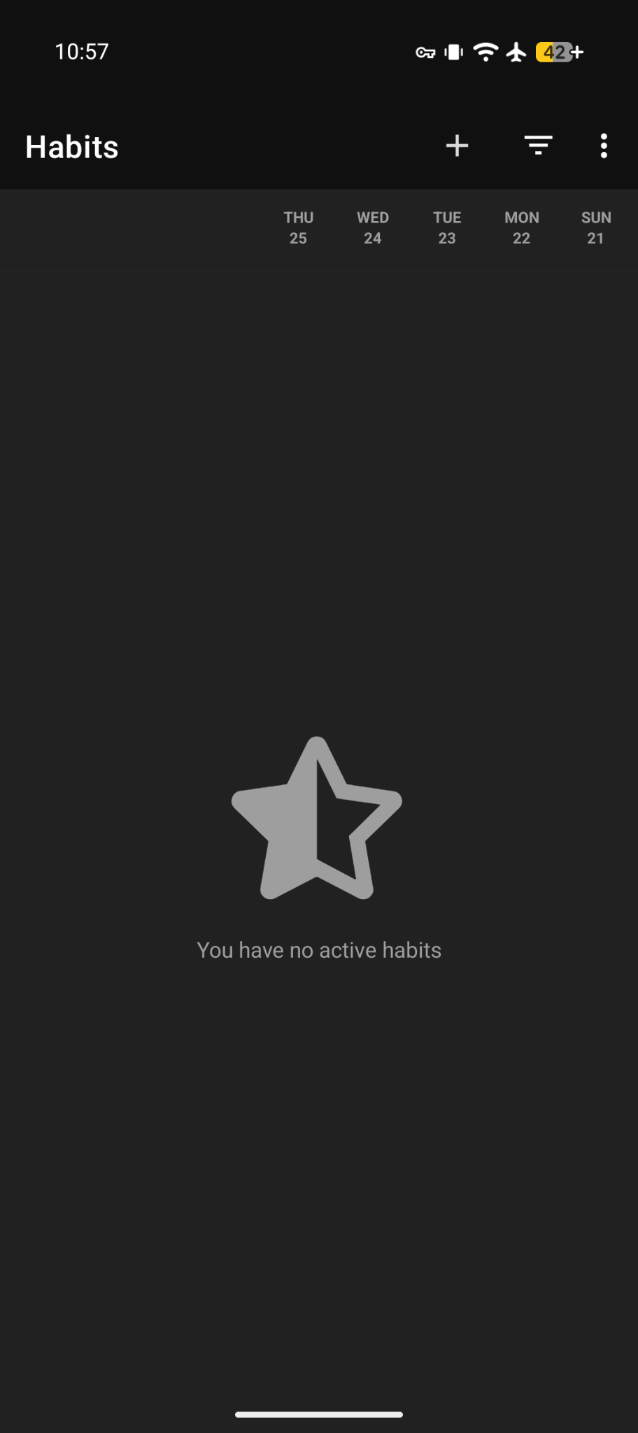 A screenshot of the Loop home screen app.